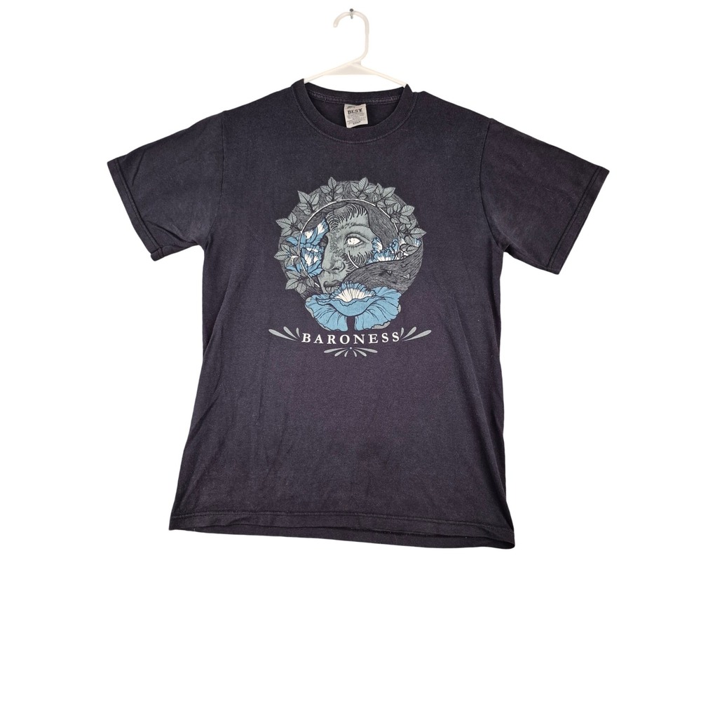 Baroness Band T-Shirt Mens Small Fruit of the Loom Best Graphic Tee Navy Blue